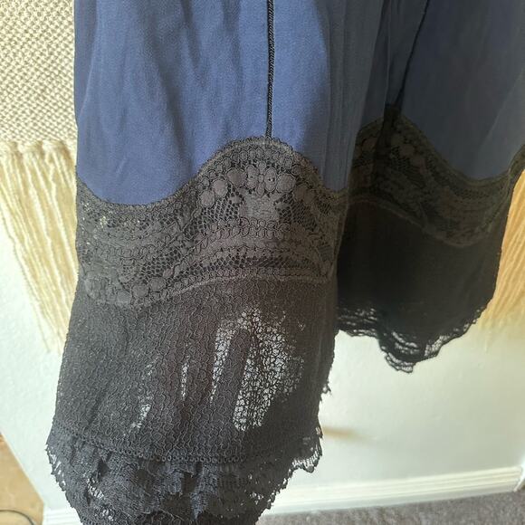 Jonathan Simkhai Applique Ruffle Hem Tee Dress - Picture 6 of 11